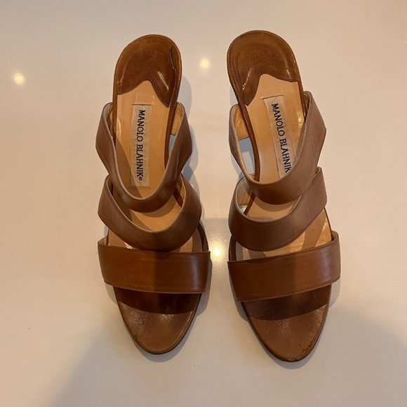 Manolo Blahnik sandels,  size 36.5 - Picture 1 of 5